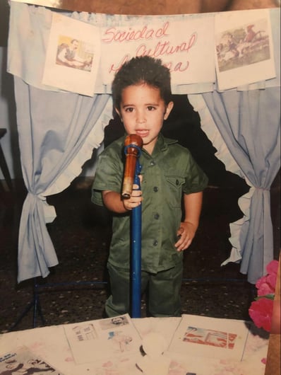 Baby Idel growing up in Cuba
