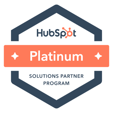 hubspot platinum solutions partner program logo